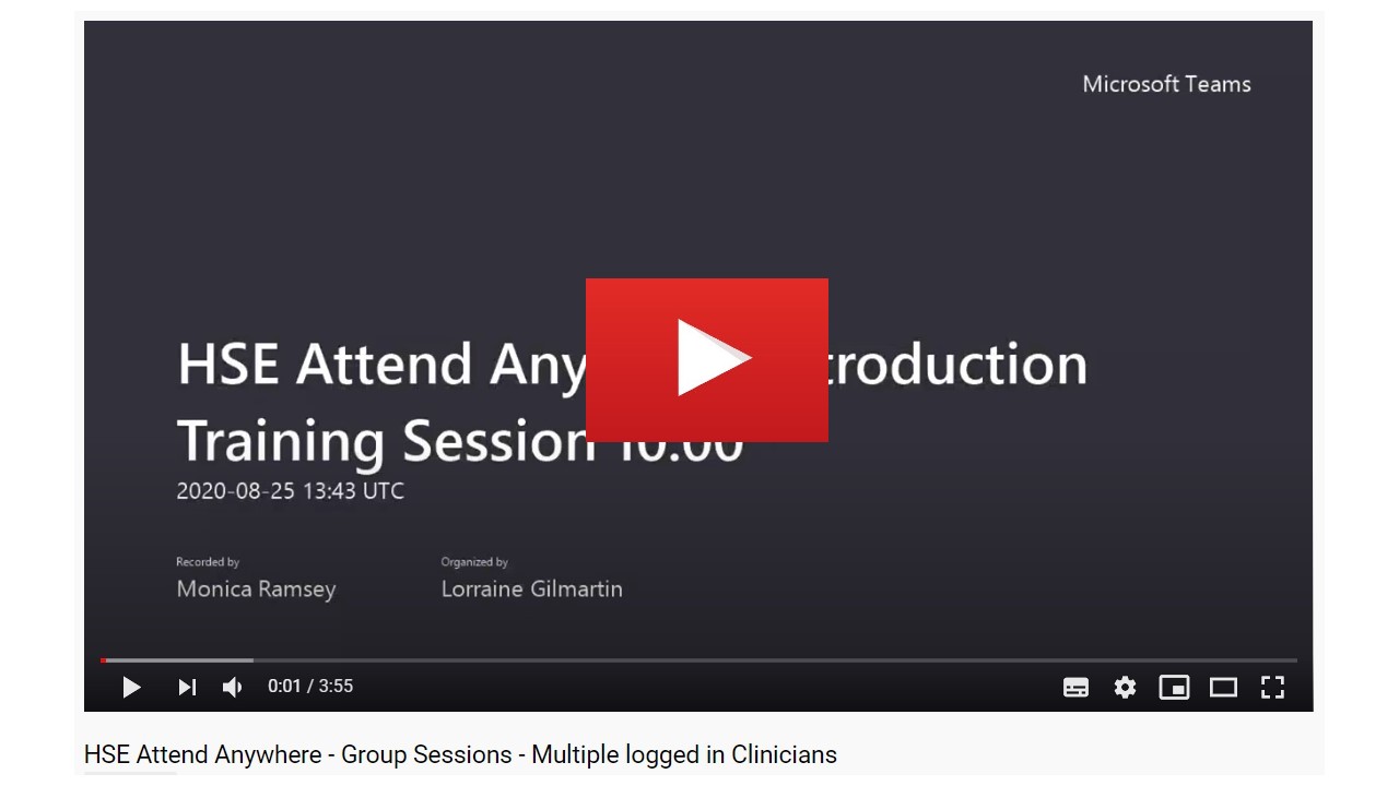 Group Sessions - Multiple logged in Clinicians (2)